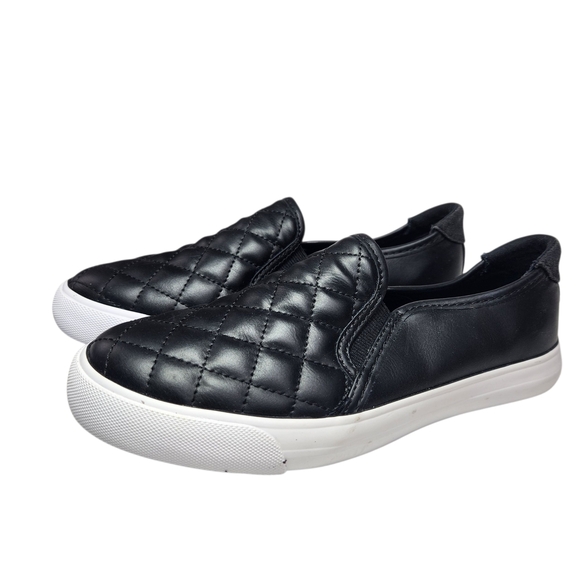 G by Guess Women's Black Quilted Slip-On Sneakers 6.5 - Picture 2 of 10